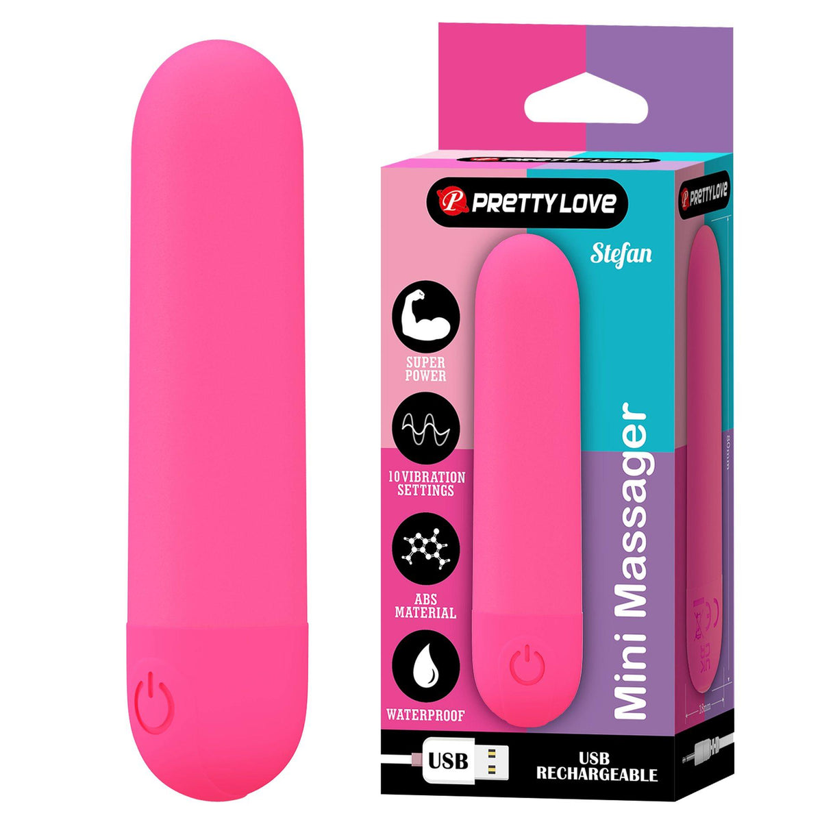 2-Mini wibrator Stefan Pretty Love 10 funkcji-2