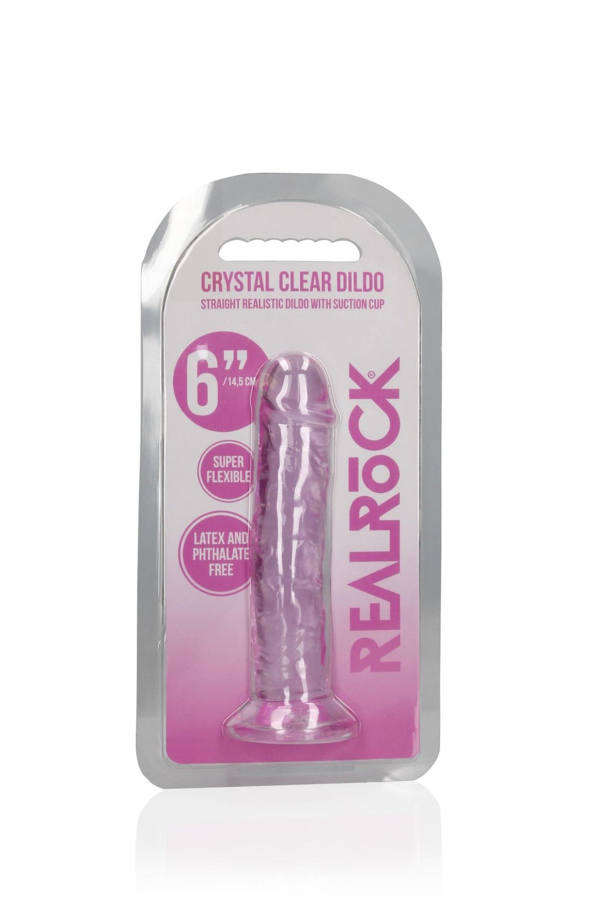 2-Straight Realistic Dildo with Suction Cup - 6'' / 14,5-2