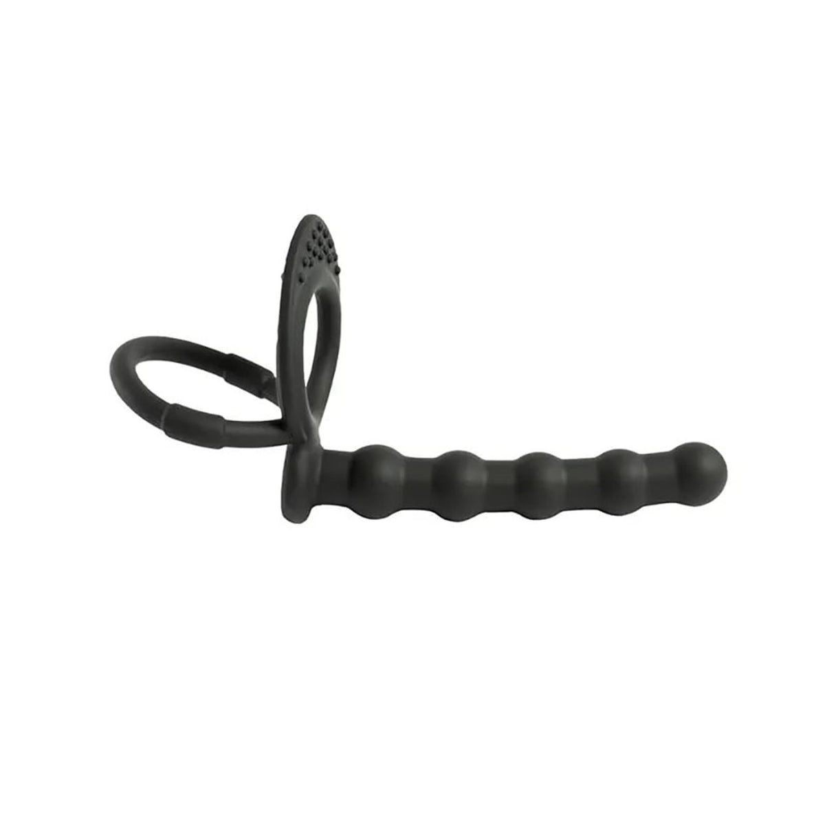 3-Strapon dildo silikonowe Fantasy do podwójnej penetracji 13,5 cm-3