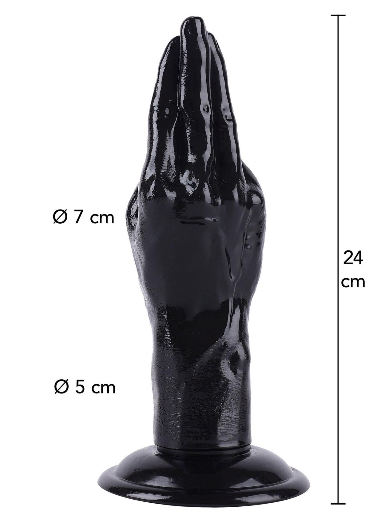 2-Hand Fucker XL Hidden Desire czarny 24 cm-2