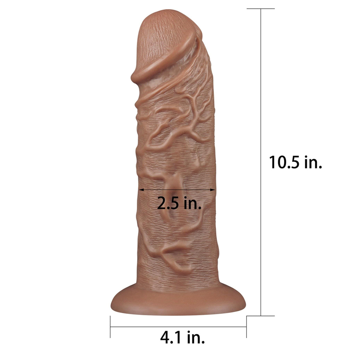 2-10.5'' Realistic Chubby Dildo-2