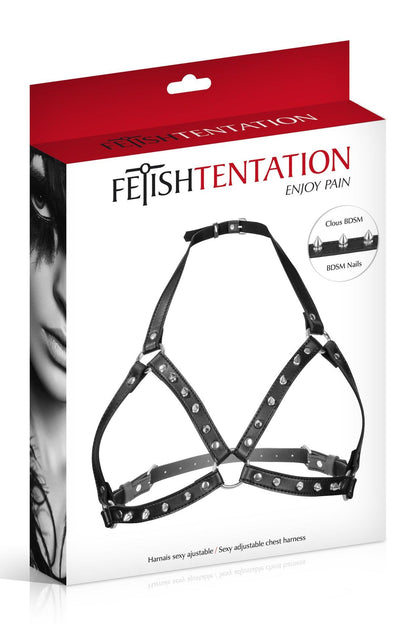 2-Harness na klatkę piersiową Fetish Tentation regulowany-2