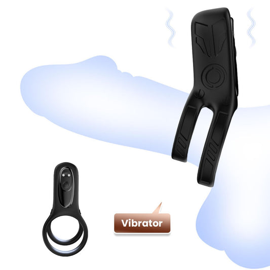 1-Pierścień wibrujący Mechao Black 9 funkcji USB-1
