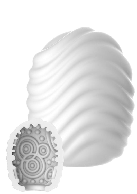 1-Masturbator mini ToyJoy HERO Wave biały TPE-1