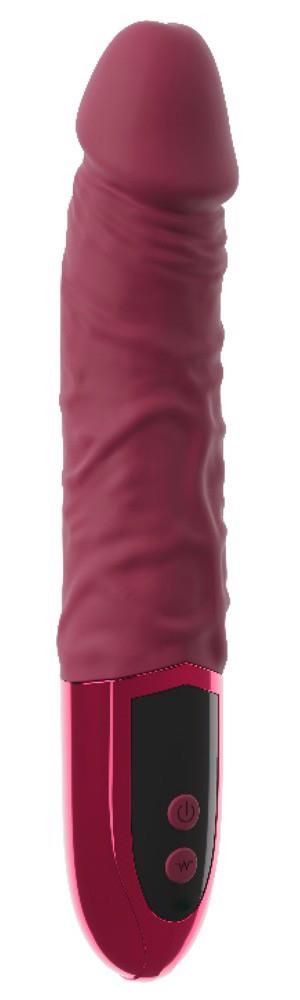 3-Wibrator realistyczny beau coeur Varelo czerwony silikonowy USB 23 cm-3