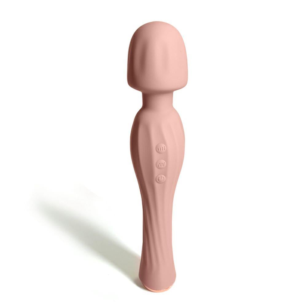 1-Wibrator Velvet Vibe jasnoróżowy wodoodporny 20 cm-1