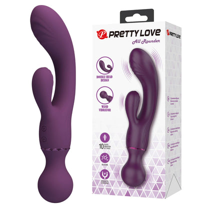 1-Wibrator króliczek Pretty Love silikonowy USB 20 cm-1