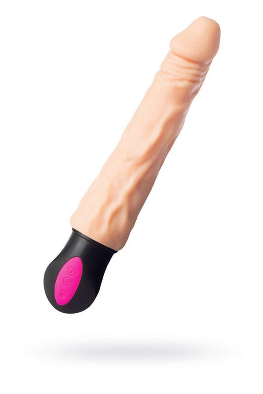 1-Wibrator grzewczy elastyczny TPE A-Toys Benedick 19 cm-1