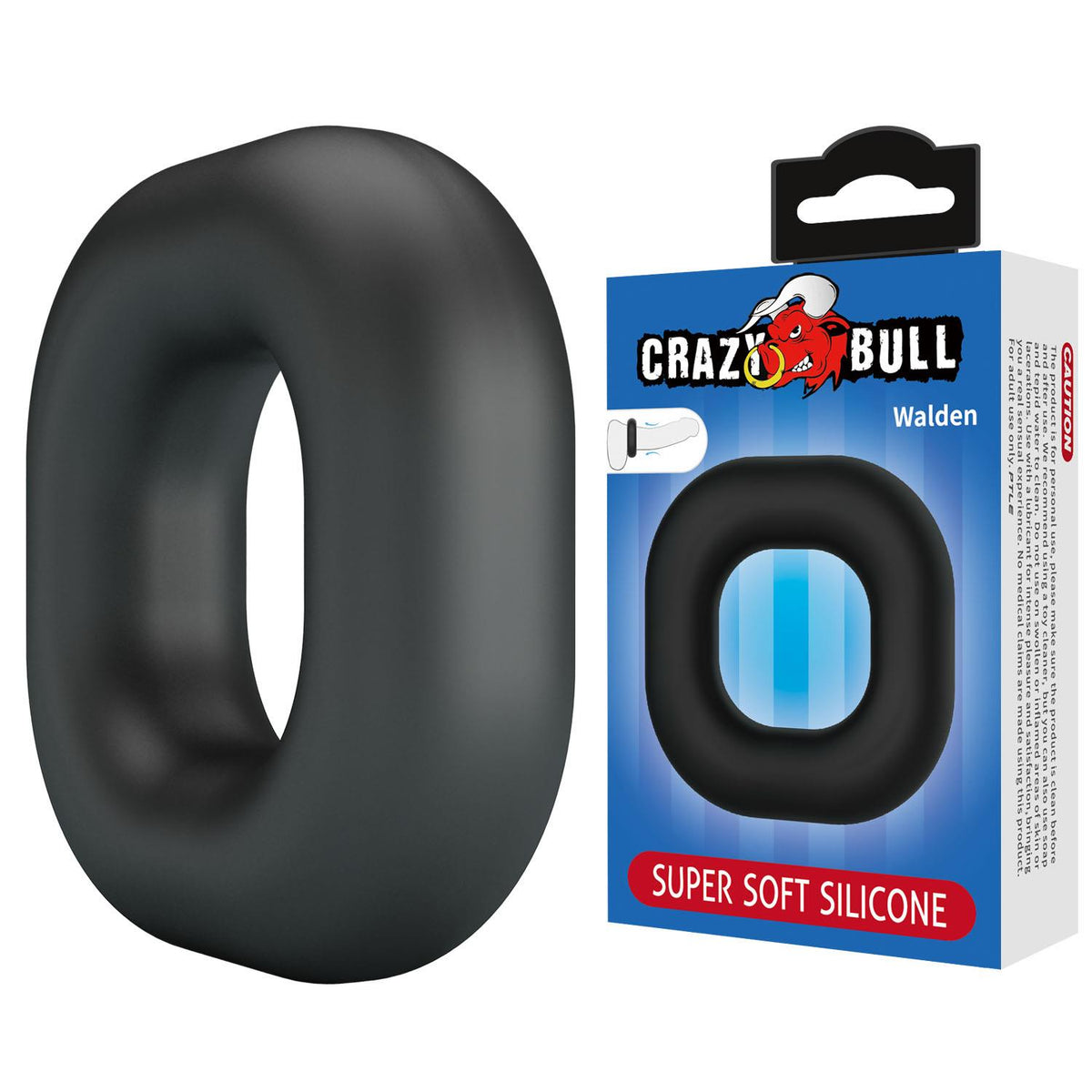 2-Crazy Bull Walden – Super Miękki Silikonowy Pierścień Erekcyjny-2