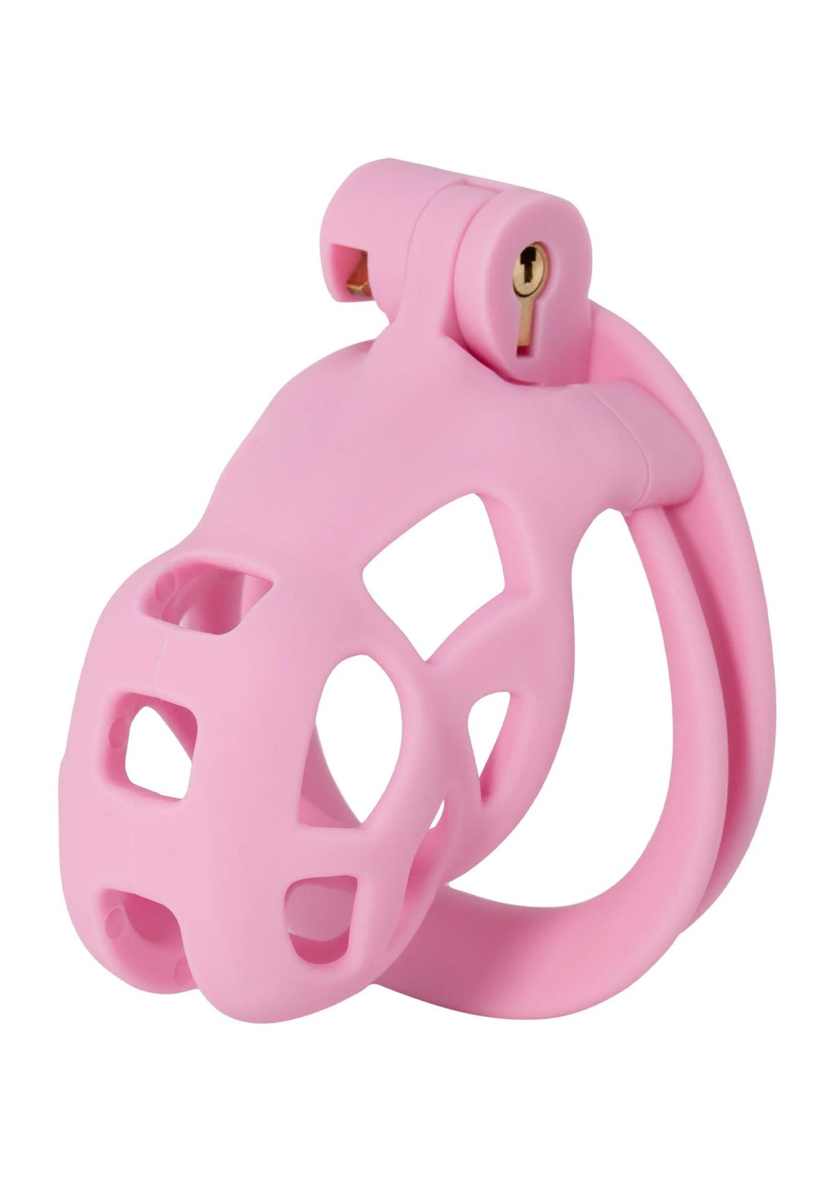 1-Klatka na penisa Penis Prison różowa 8 cm-1