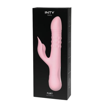 1-Wibrator króliczek INTY Toys Flirt różowy silikonowy USB 24 cm wodoodporny-1