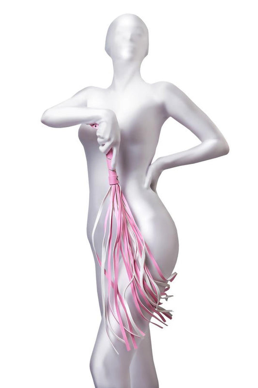 1-Pejcz zamszowy Anonymo różowy 64 cm-1