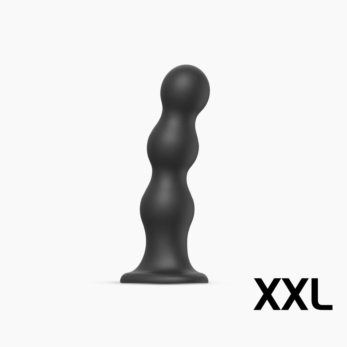 1-Dildo plug z kulkami Strap on me czarny XXL-1
