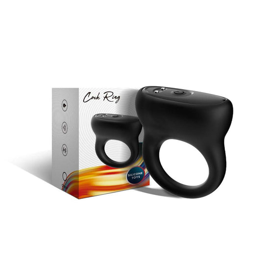 1-Pierścień wibrujący silikonowy B Series Joy czarny USB 9 funkcji-1