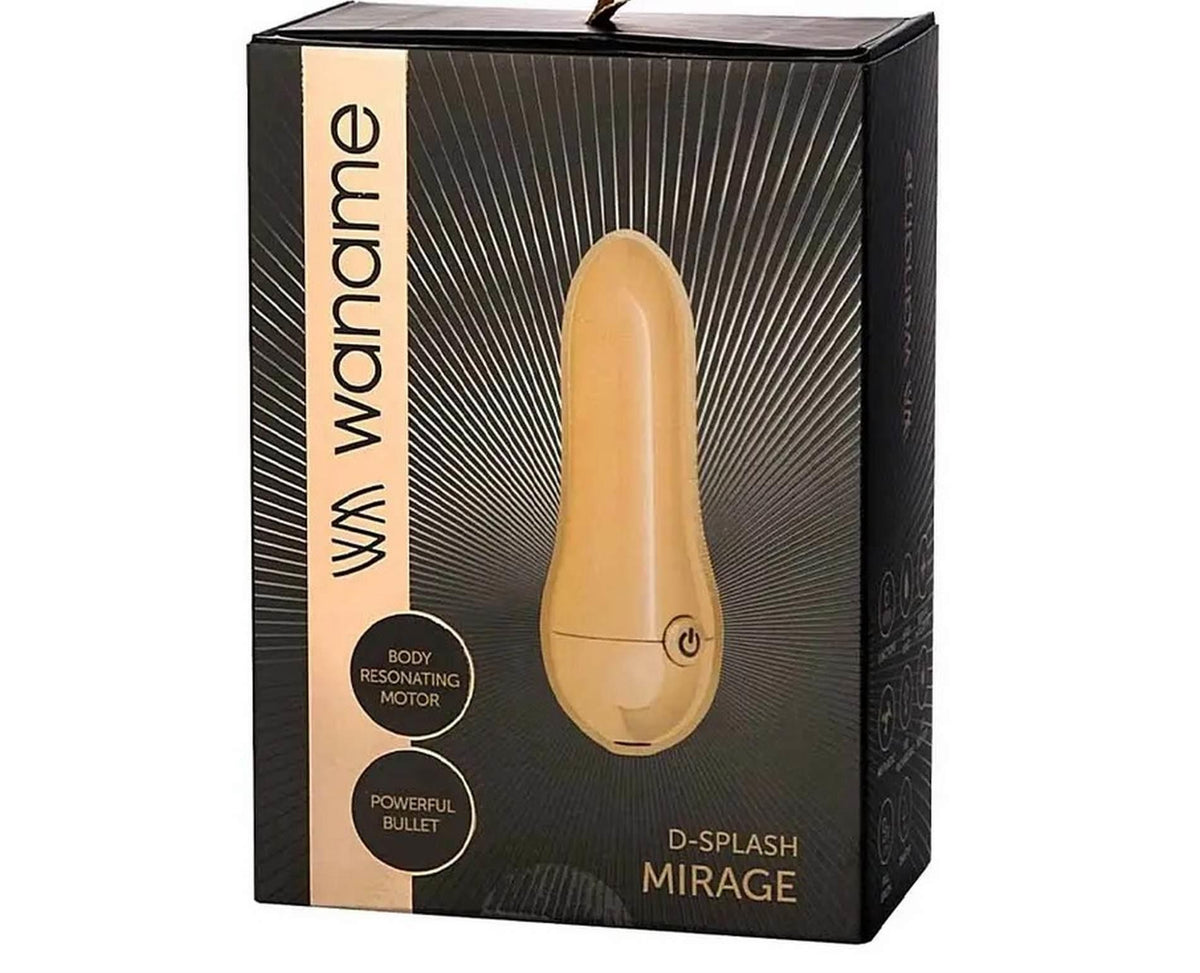 1-Stymulator łechtaczki Mirage WANAME DSPLASH złoty USB 9 cm-1