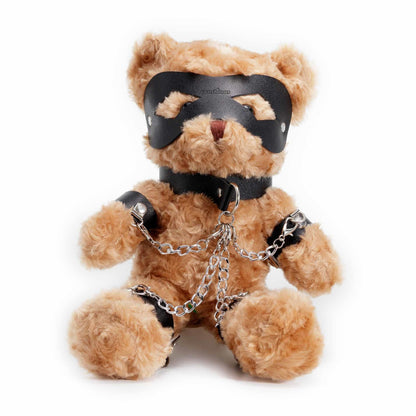 1-Miś bondage Crushito Crushious czarny 31 cm-1