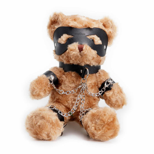 1-Miś bondage Crushito Crushious czarny 31 cm-1