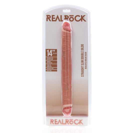 2-Podwójne dildo RealRock Slim 36 cm-2