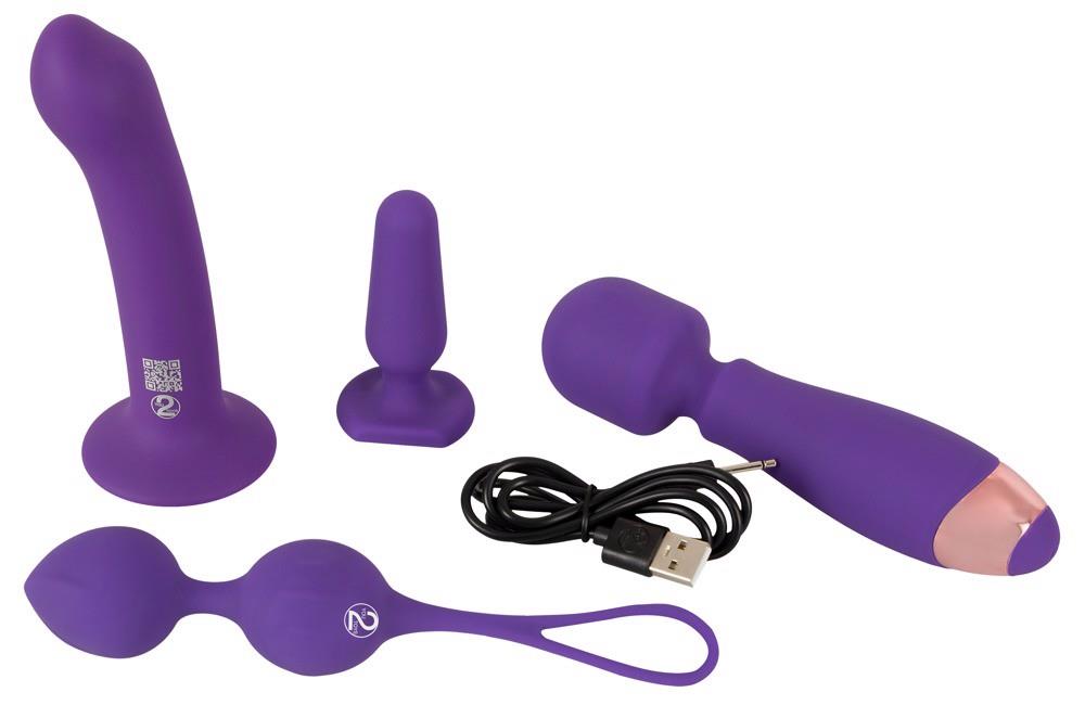 1-Zestaw silikonowy Magic Shiver Feminine USB-1