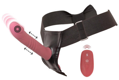 2-Wibrator strap on You2Toys Your różowy USB z pilotem-2