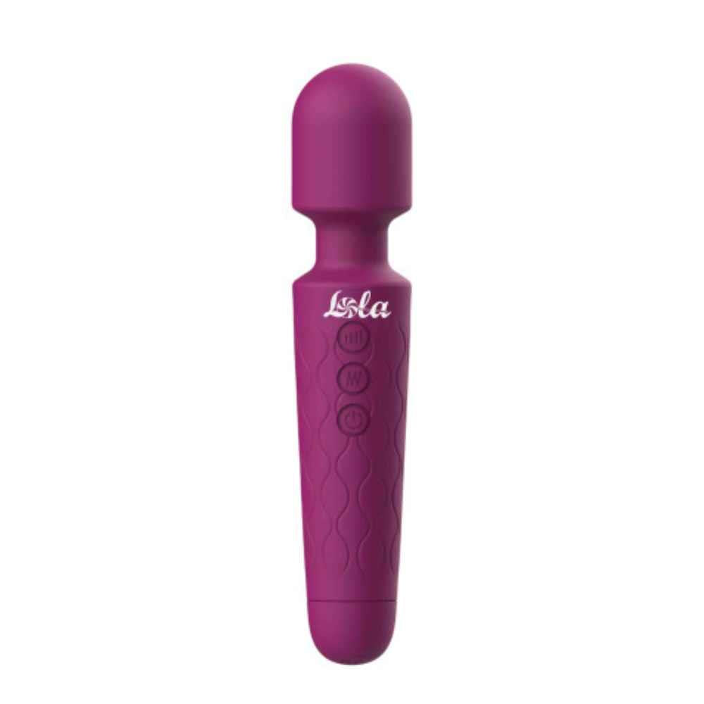 1-Mini wibrator wand Games Wand fioletowy USB-1