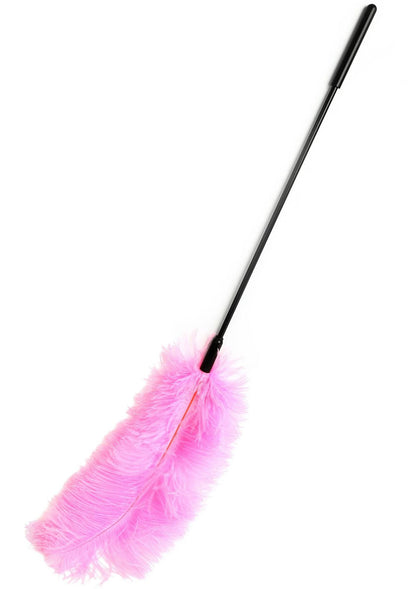 1-Piórko łaskoczące Double Feather Tickler różowe 68 cm-1
