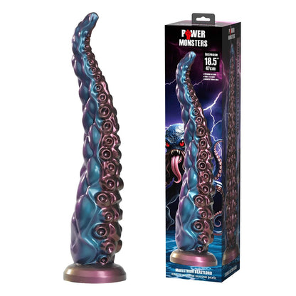 2-Power Monsters Maelstrom Beastlord – 47 cm Rippled Monster Silicone Dildo-2