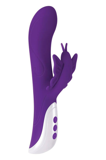 2-Wibrator punktu G Evolved Twirly Butterfly silikonowy USB 23 cm-2
