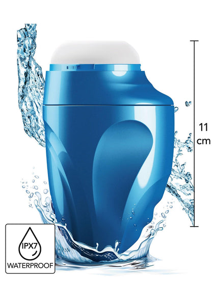 5-Masturbator Fusion X Aqua Bubble z wibracją niebieski-5