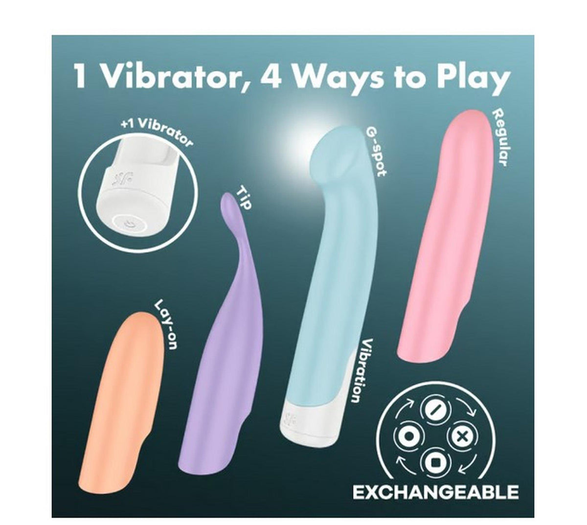 1-Zestaw wibratorów Satisfyer Playful Four silikonowy USB wodoodporny-1