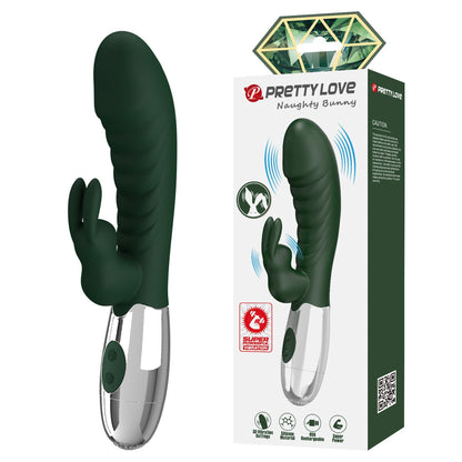 3-Wibrator króliczek Pretty Love podwójny silnik silikonowy USB-3