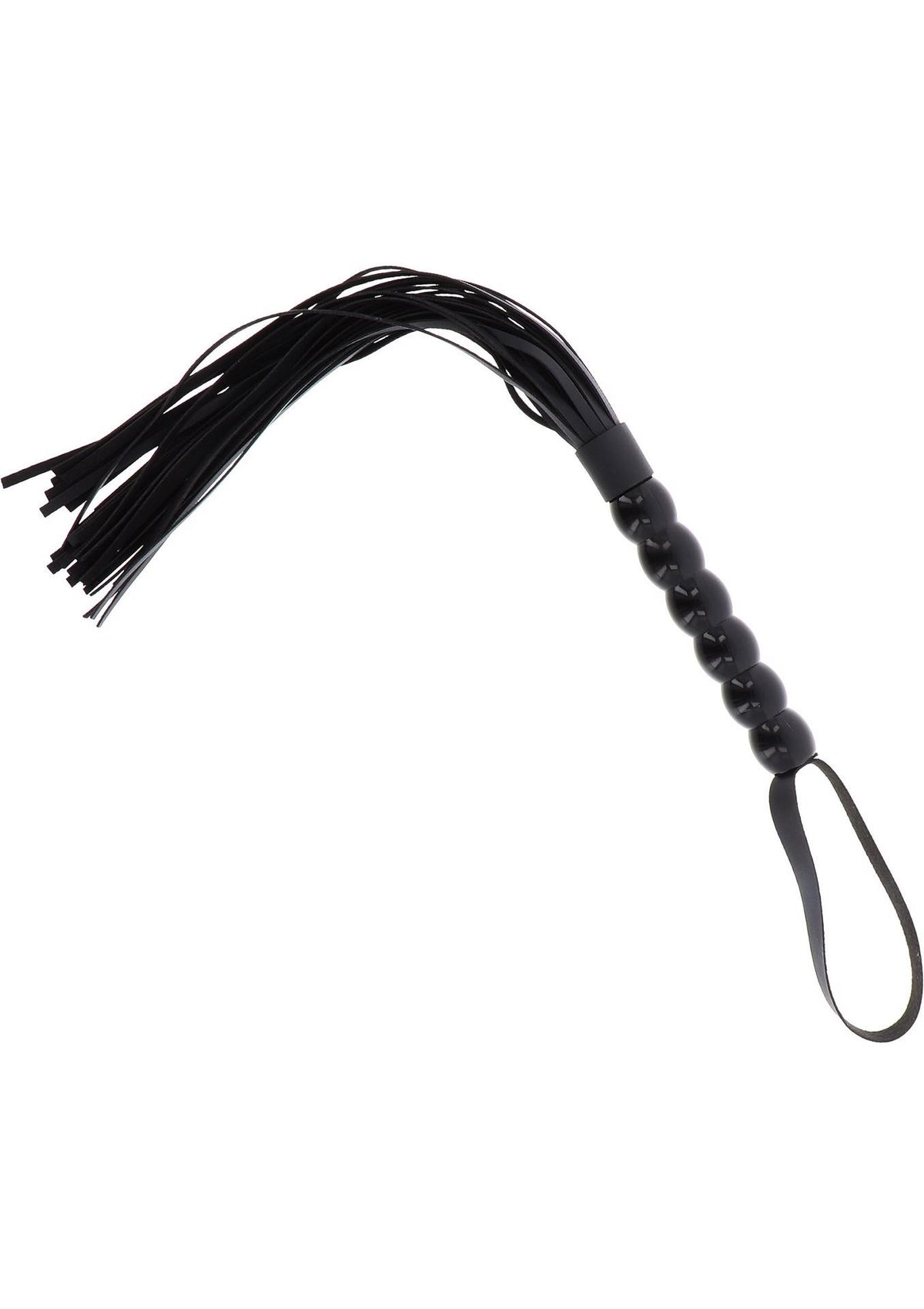 2-Pejcz z koralikami PU czarny 60 cm-2