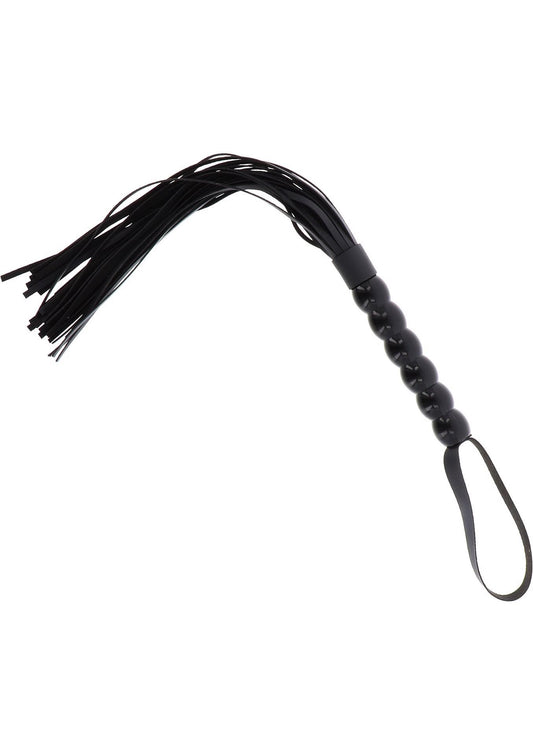 2-Pejcz z koralikami PU czarny 60 cm-2