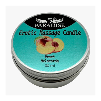 1-Świeca do masażu erotycznego brzoskwiniowa 5th Paradise 30ml-1