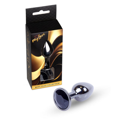 3-MyLove Toys - Jewellery Dark Silver PLUG- Black-3