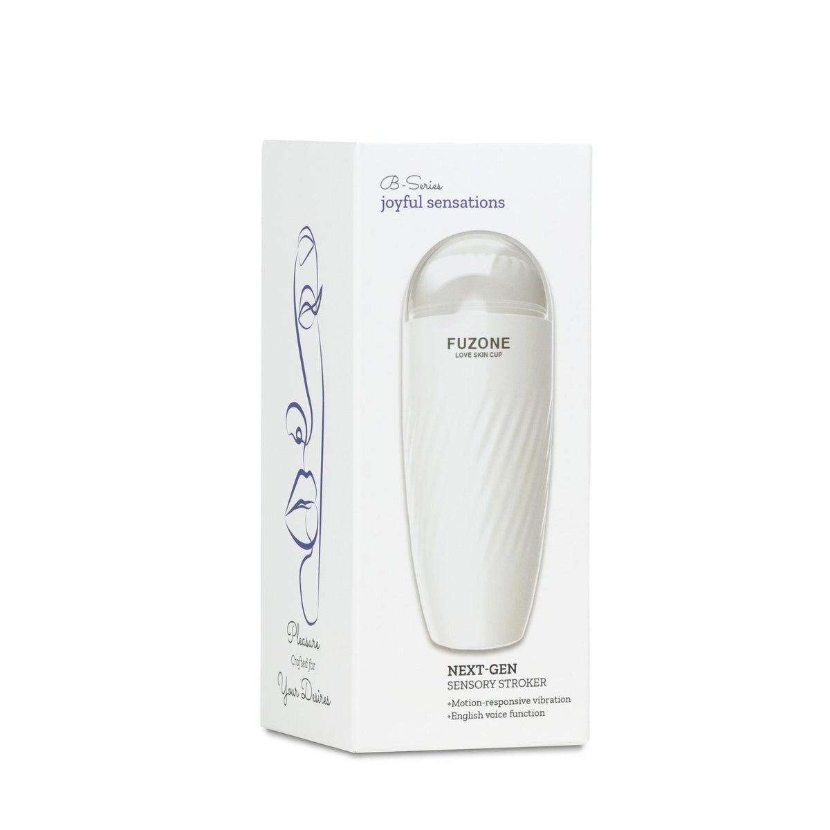 3-Sensoryczny masturbator wibrujący USB B-Series Lyla-3