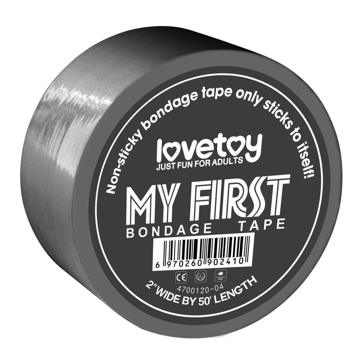 1-My First Non Sticky Bondage Tape Grey-1