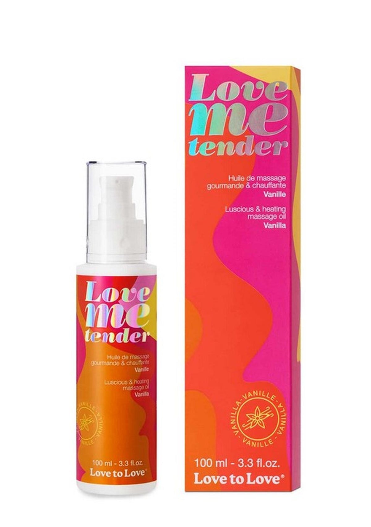 1-Olejek do masażu rozgrzewający waniliowy Love to Love 100 ml-1