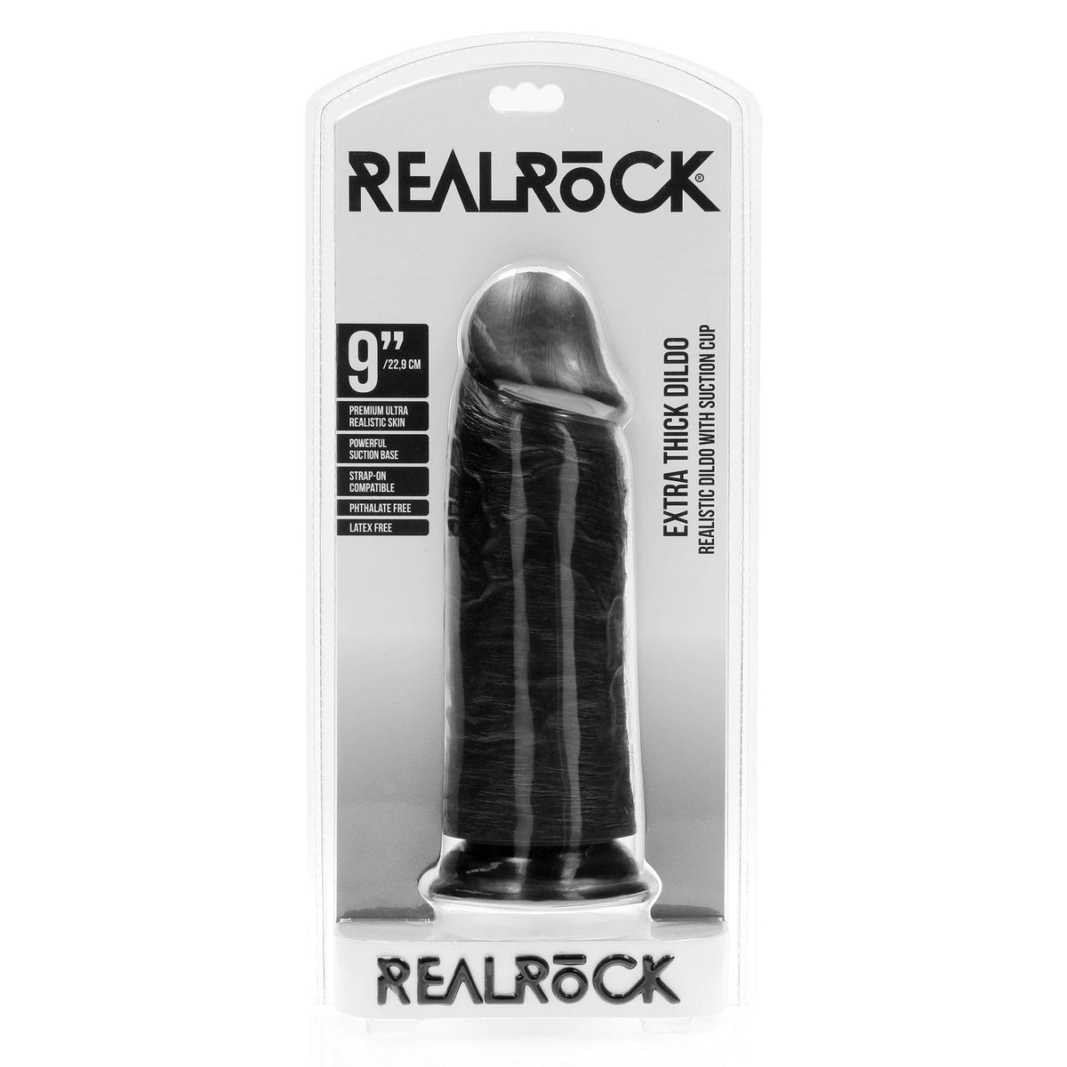 2-Dildo realistyczne grube bez jąder RealRock 23 cm-2