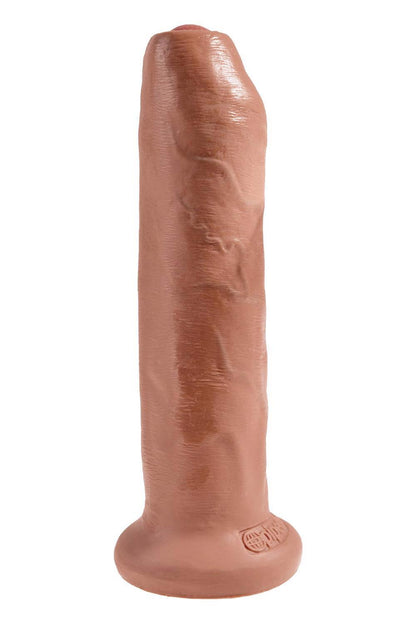 2-Dildo realistyczne King Cock nieobritzane 18 cm opalony-2