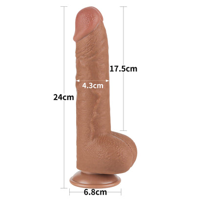 1-9.5'' Sliding Skin Dual Layer Dong Brown-1