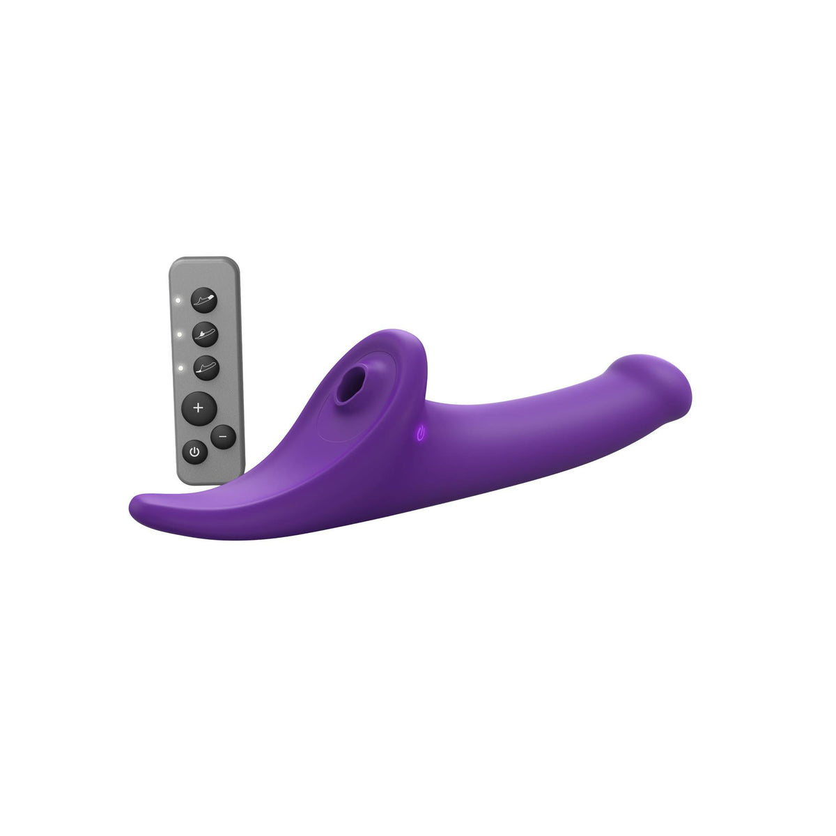 1-Dildo multi orgasm wibrujące Strap on me L fioletowe-1