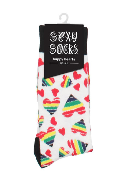 4-Skarpetki Sexy Socks Happy Hearts 36 41-4