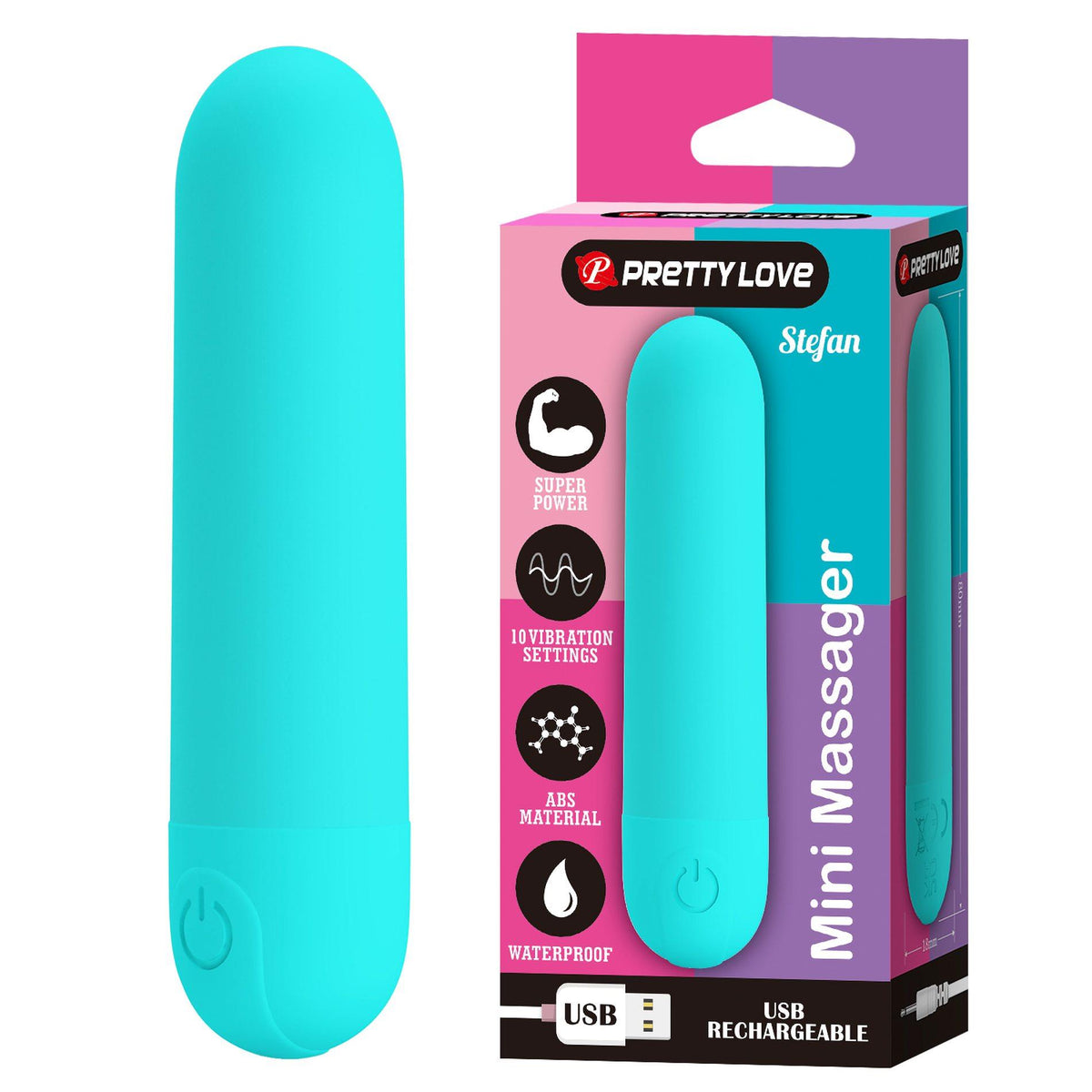 2-Mini wibrator Stefan Pretty Love 10 funkcji-2