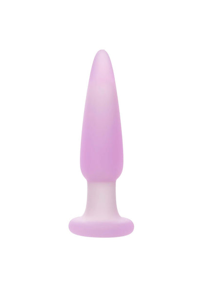 3-Plug analny wibrujący Calexotics Lavender Haze fioletowy silikonowy-3