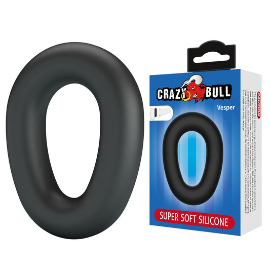1-Pierścień erekcyjny super miękki silikonowy Crazy Bull Vesper-1