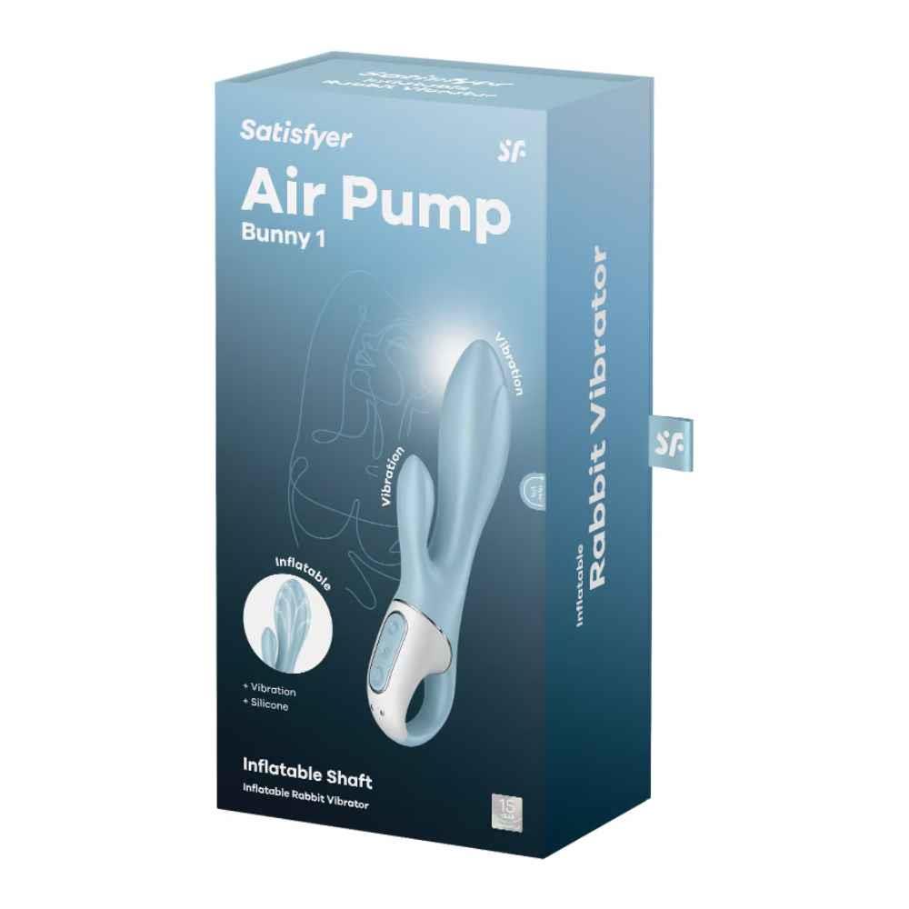 1-Wibrator króliczek pompowany Satisfyer Air Pump Bunny 1 silikonowy USB-1