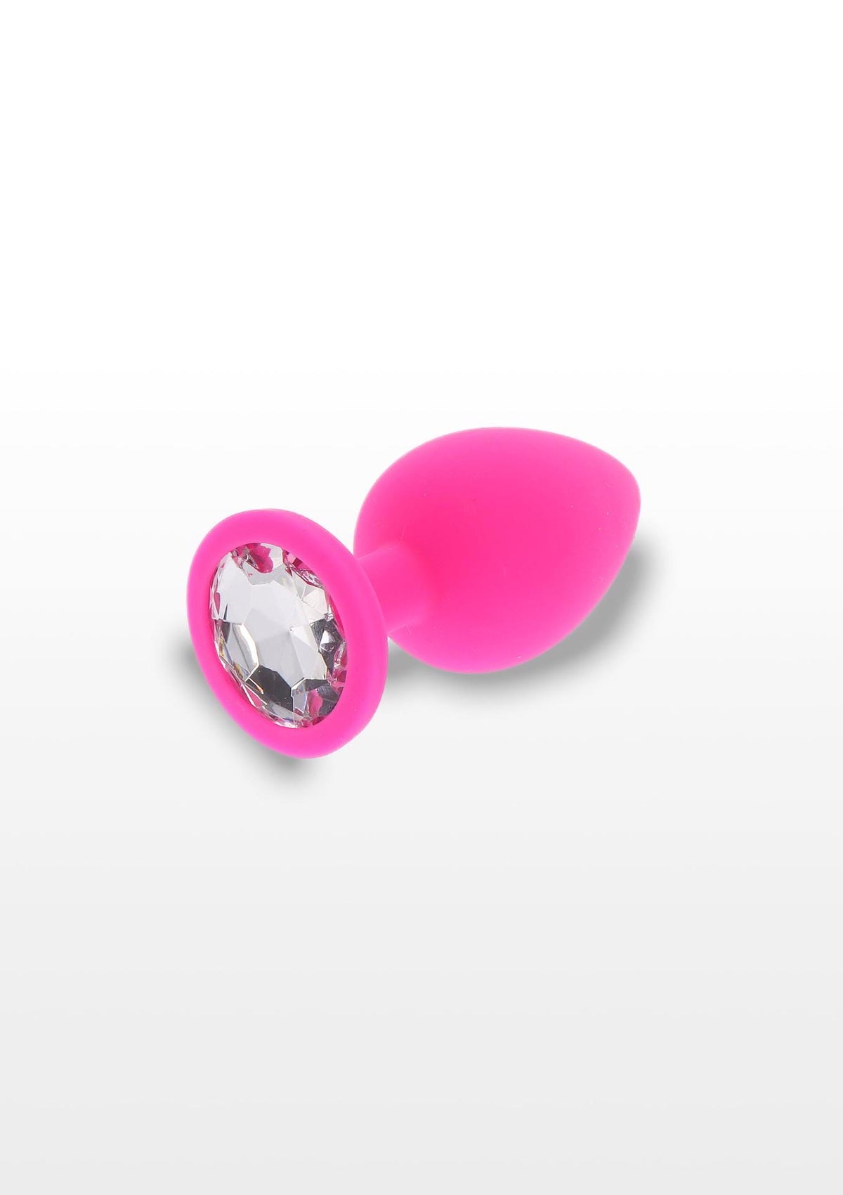 1-Korek analny Diamond Booty Jewel ToyJoy różowy 8 cm-1