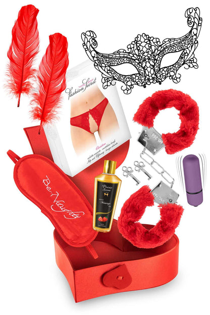 1-Zestaw Walentynkowy Pleasure Box Concorde z BDSM i wibratorem-1