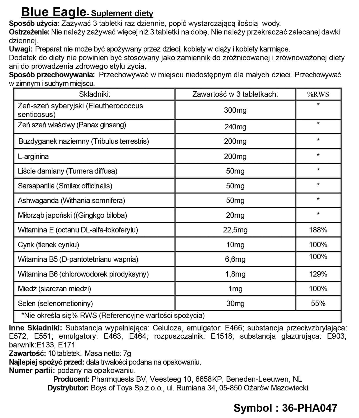 1-Blue Eagle - Stimulating Capsules-1